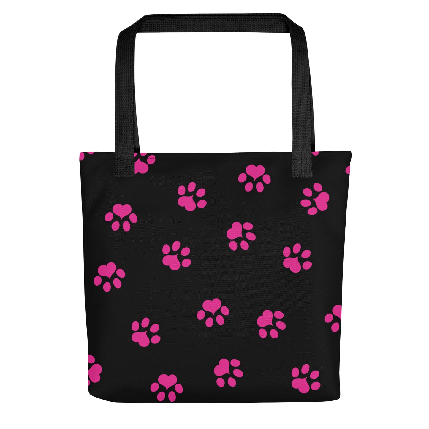Cat Paw Tote Bag - Black, Pink, Gold