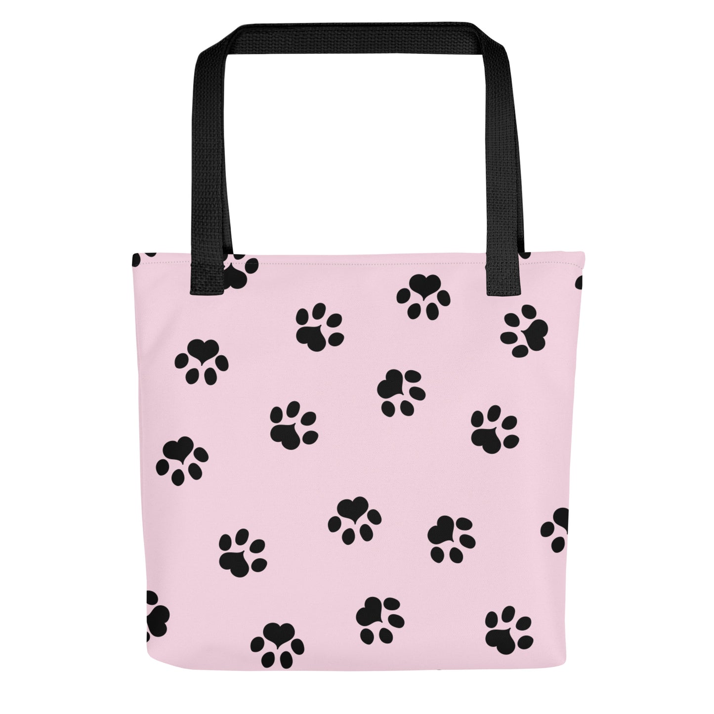 Cat Paw Tote Bag - Pink & Black
