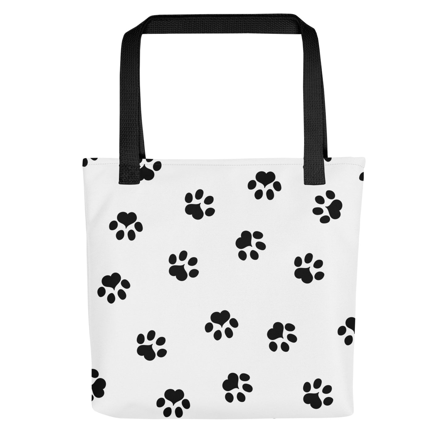 Cat Paw Tote Bag - White, Black, Pink