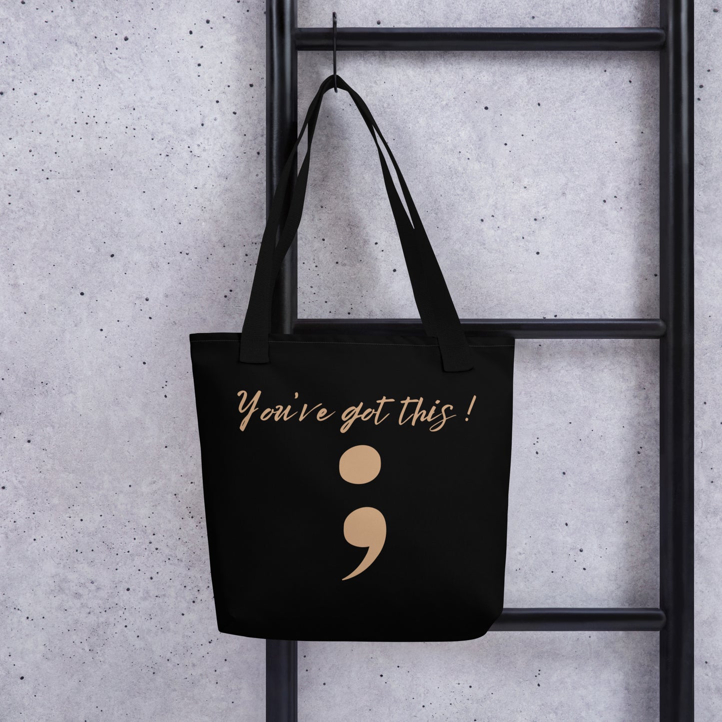 Awareness Tote - Black / Gold