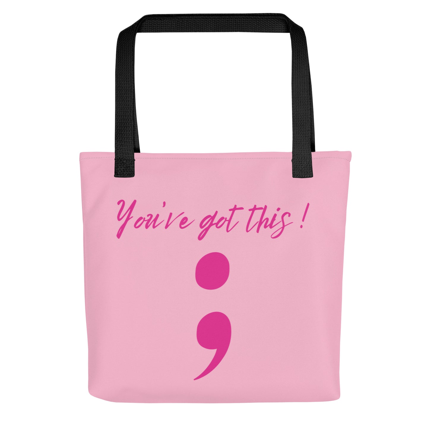 Awareness Tote - Pink / Black