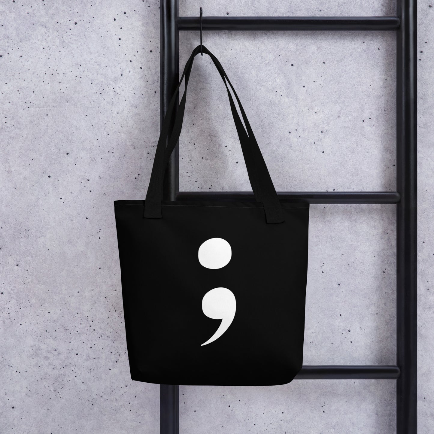 Awareness Tote - Black / White