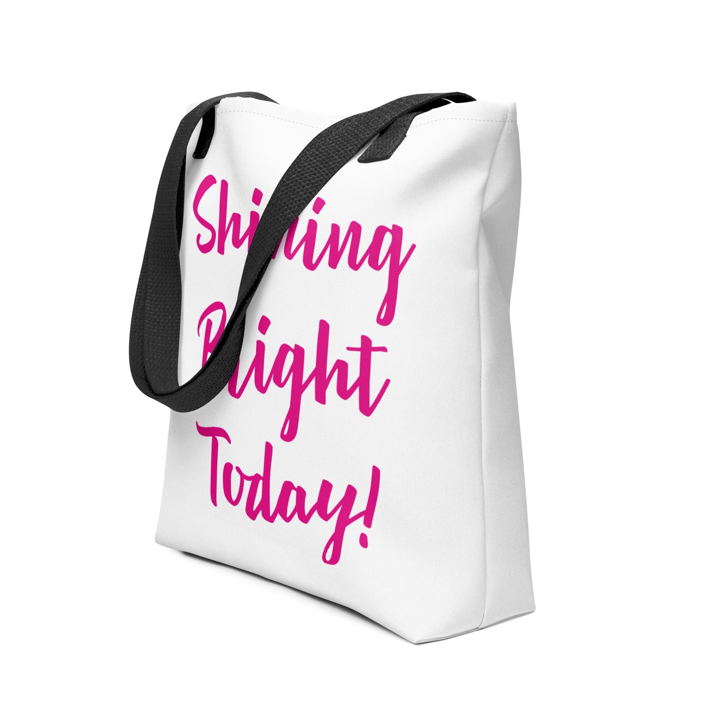 Shining Bright Today Tote - Pink / Black / White