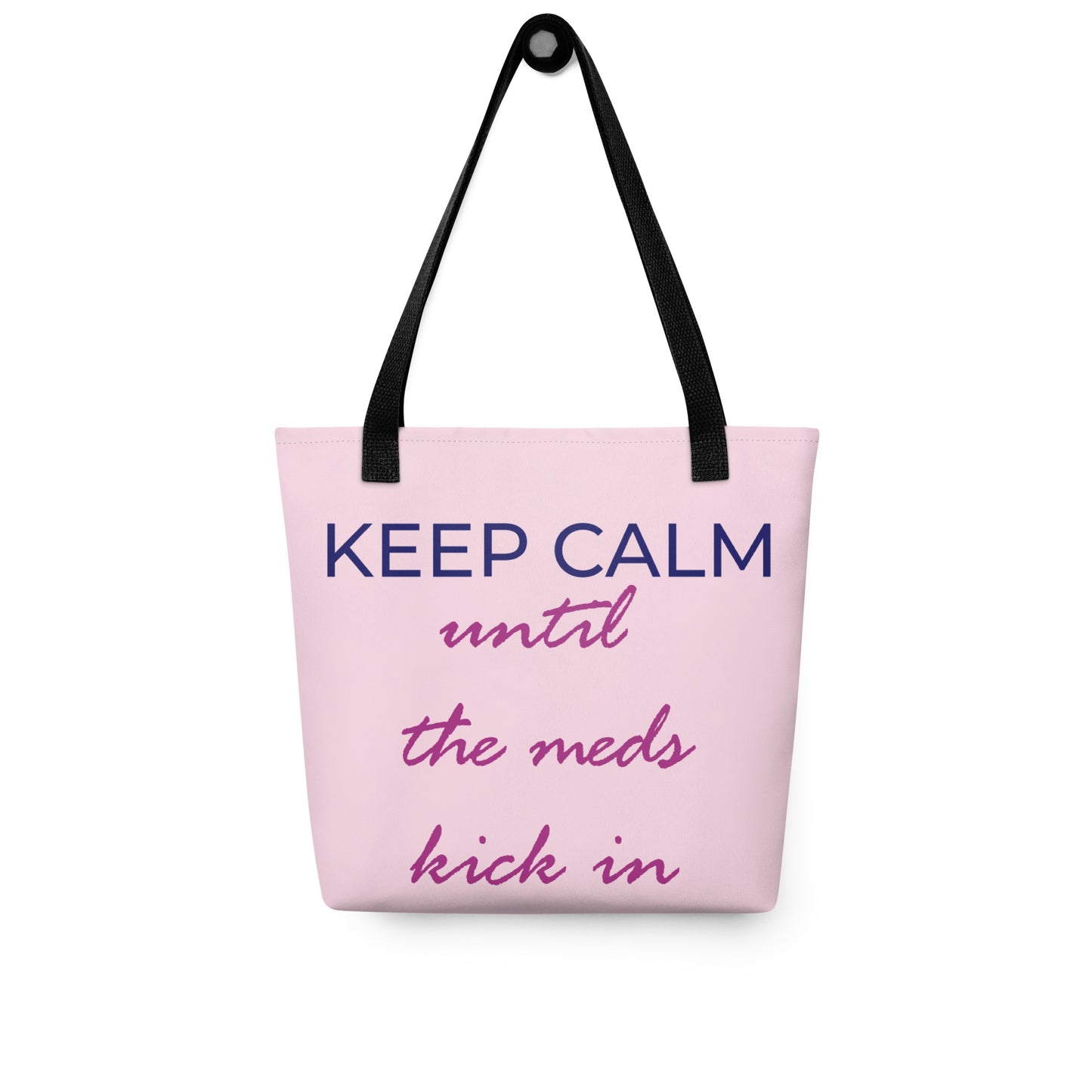 Keep Calm...- Tote (Pink / Purple / Black)