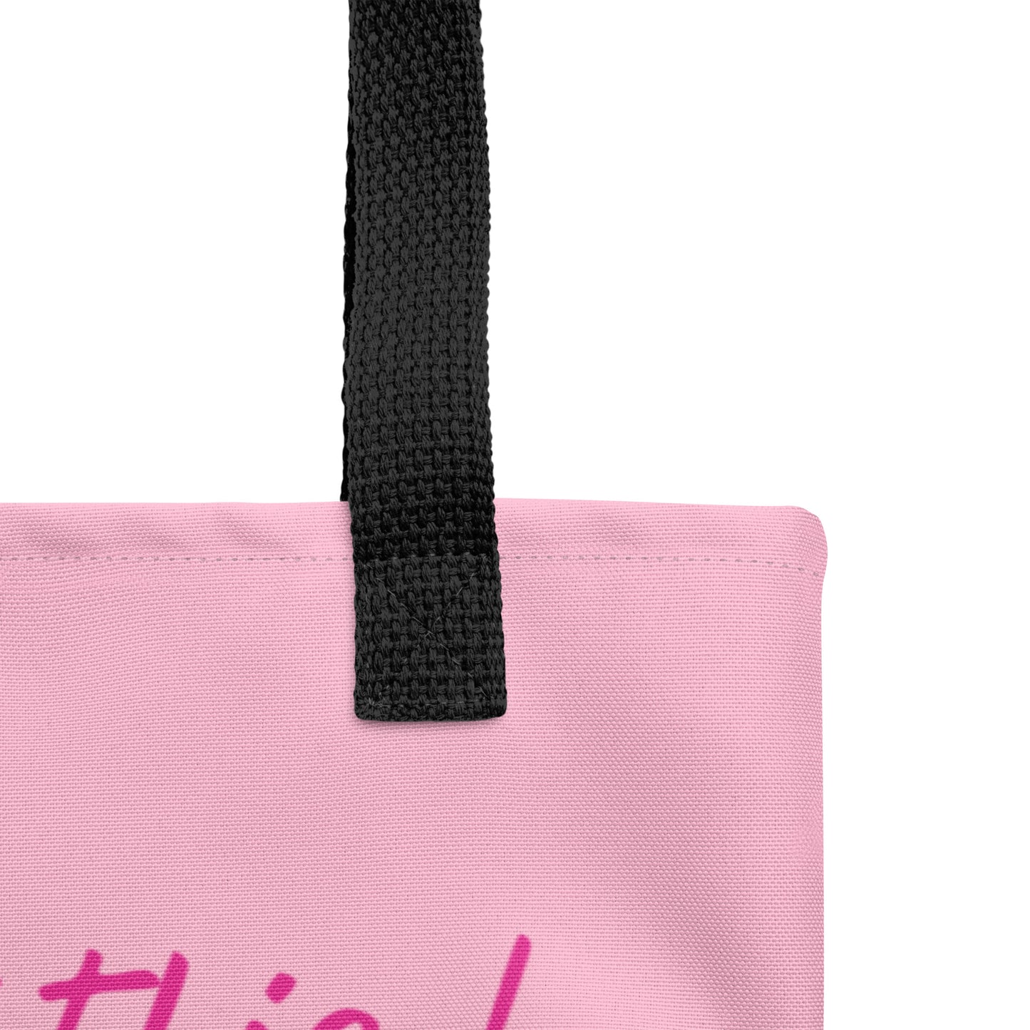 Awareness Tote - Pink / Black
