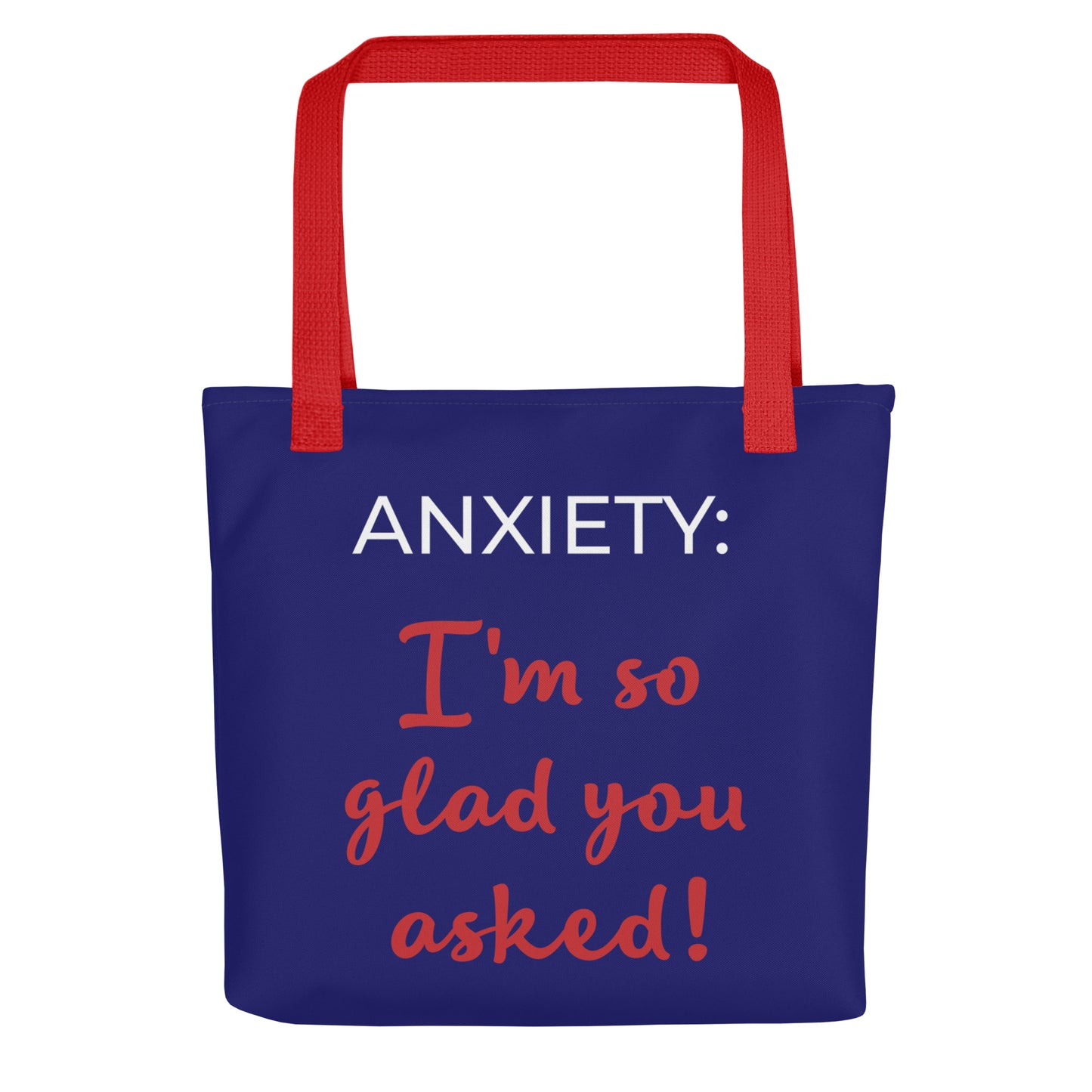 What could possibly go wrong? Tote (Navy / Red / White)