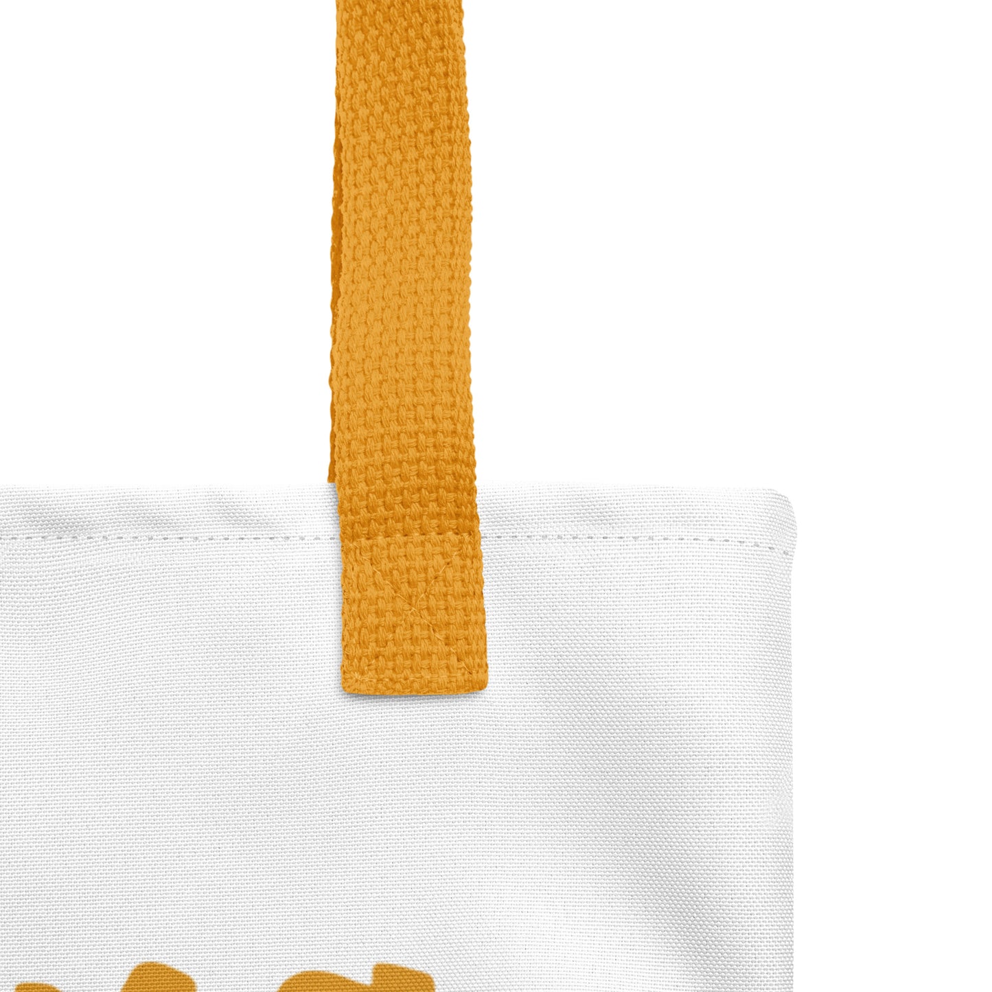 Shining Bright Today Tote - Warm Yellow / White