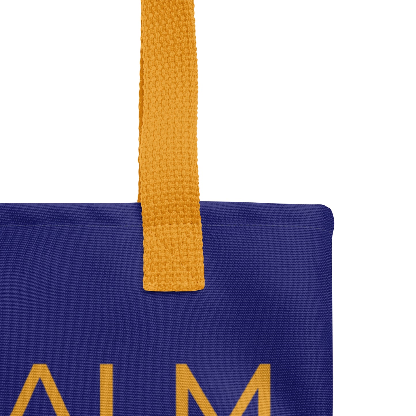 Keep Calm... - Tote (Navy / Yellow / White)