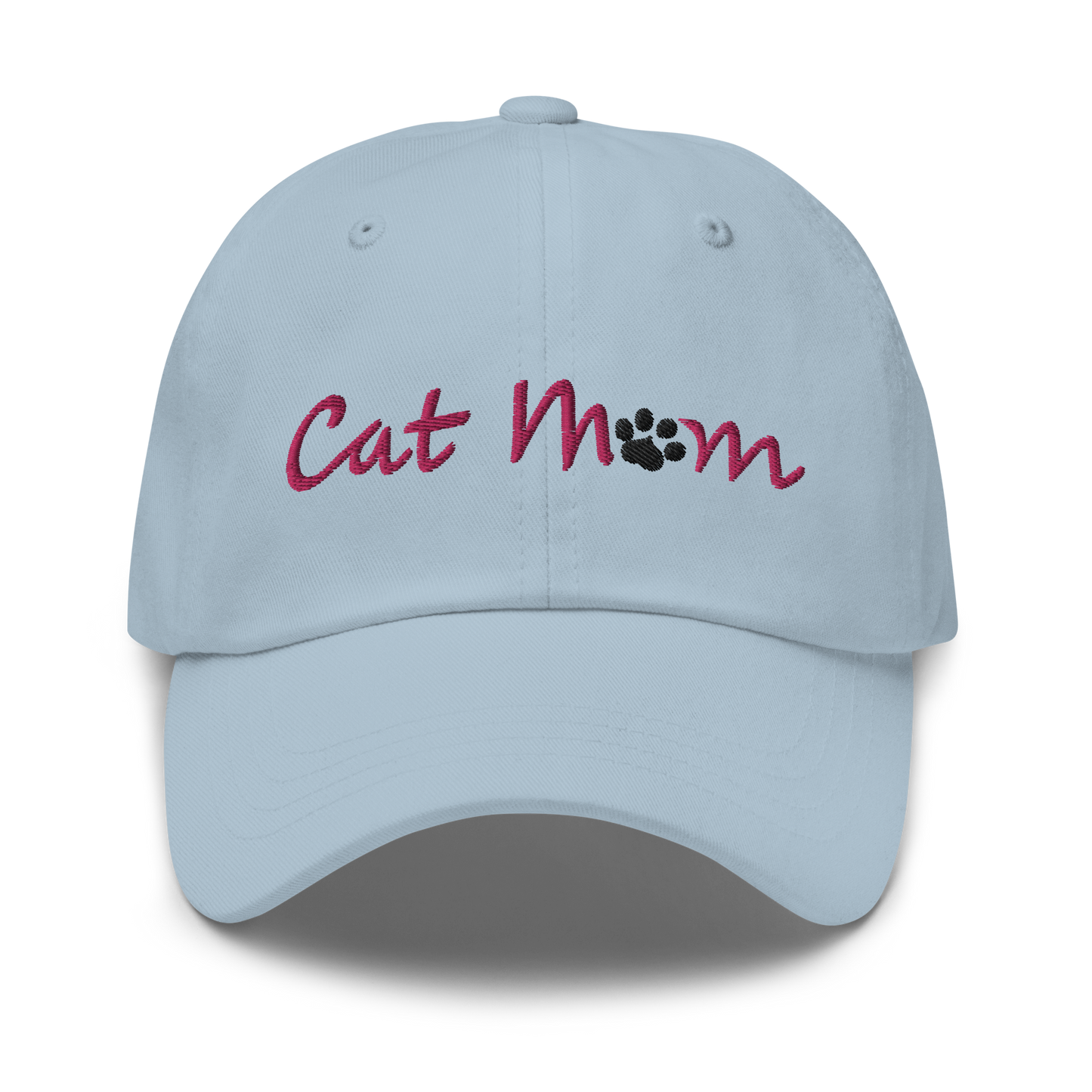 Cat Mom Cap - Pink Lettering