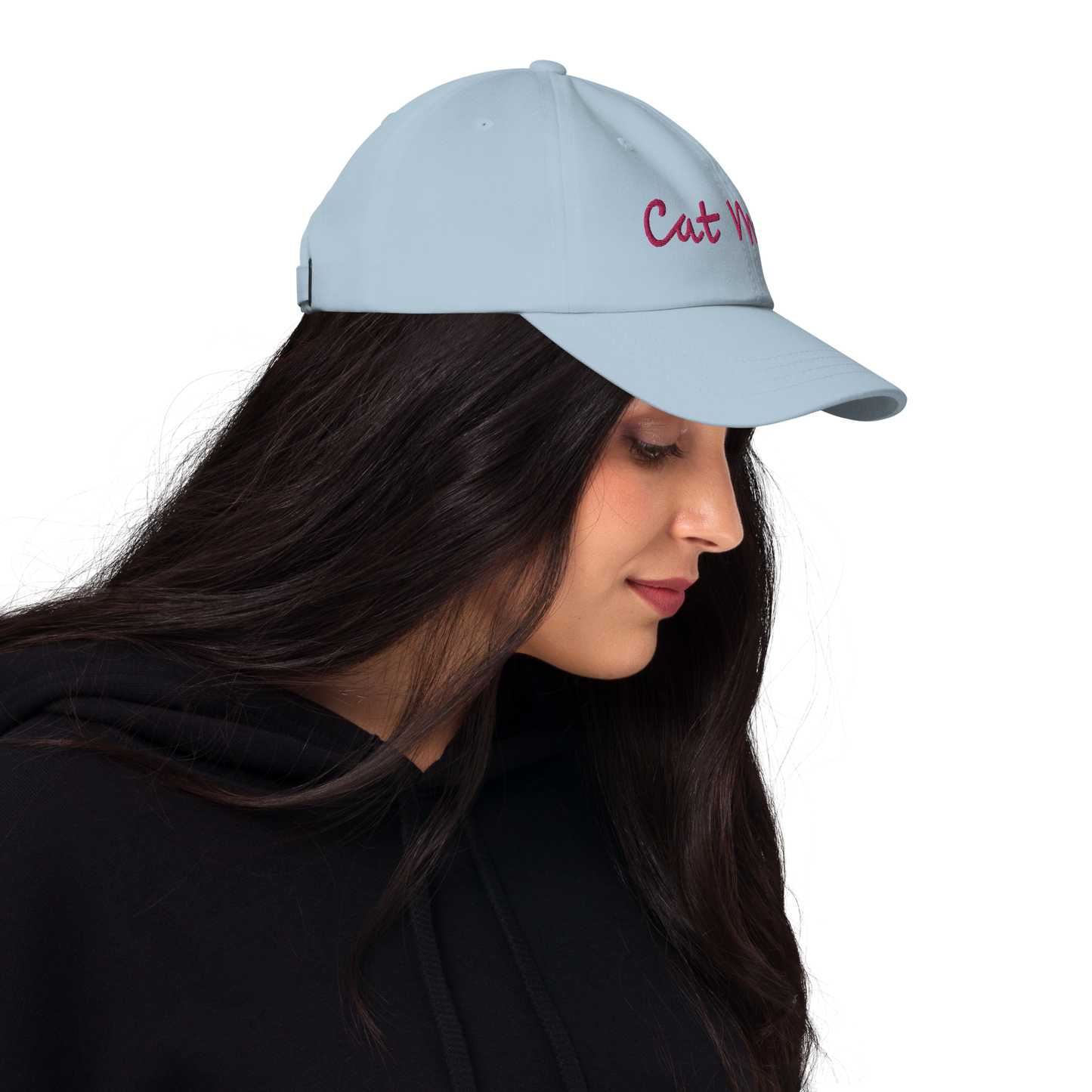 Cat Mom Cap - Pink Lettering