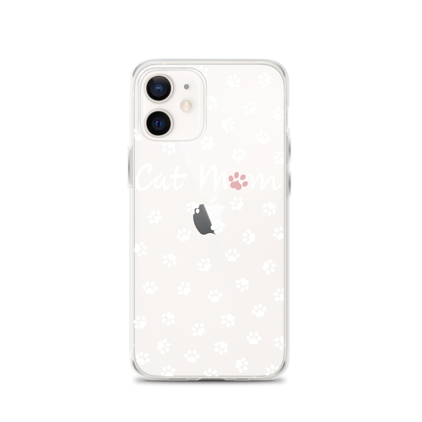 Cat Mom - White Paws - Clear Case for iPhone®