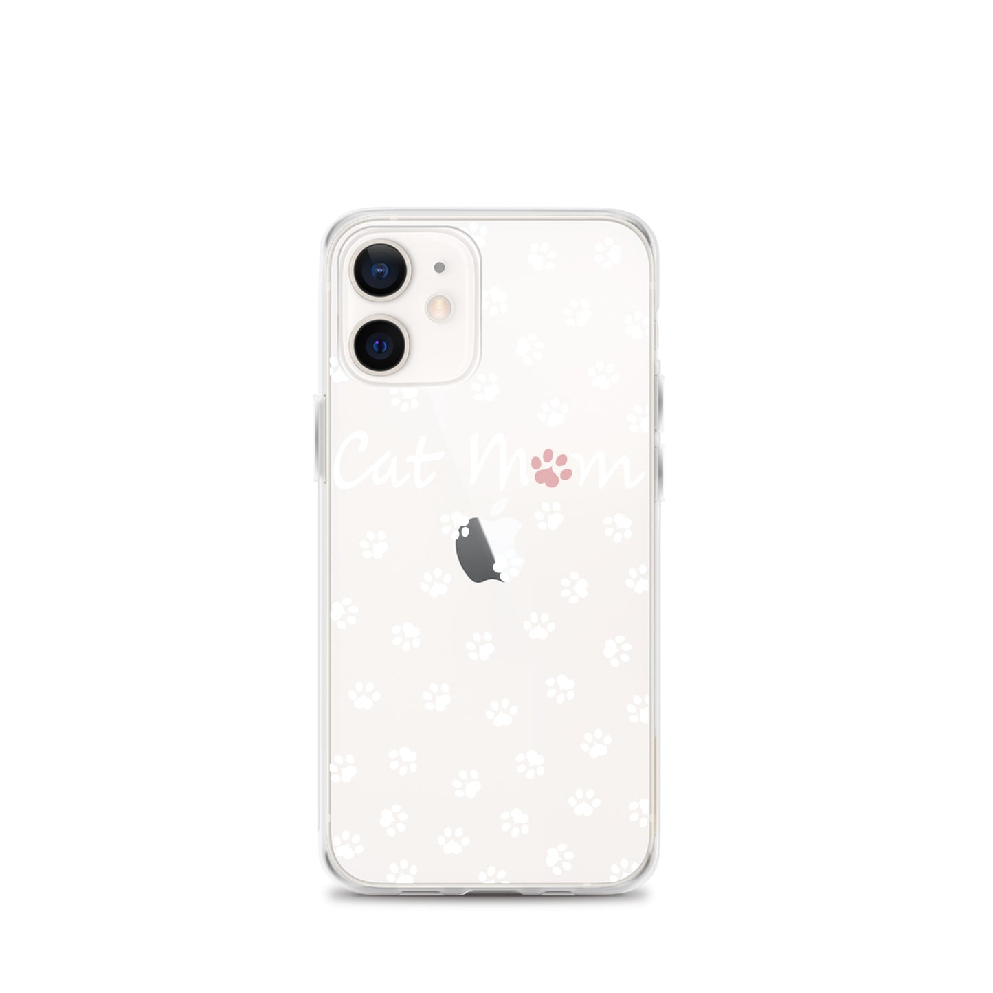 Cat Mom - White Paws - Clear Case for iPhone®
