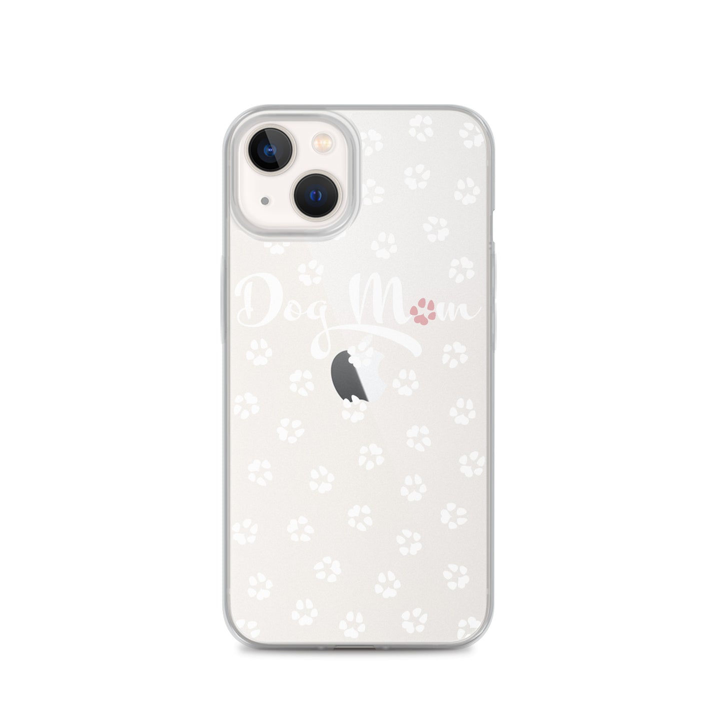 Dog Mom - White Paws - Clear Case for iPhone®