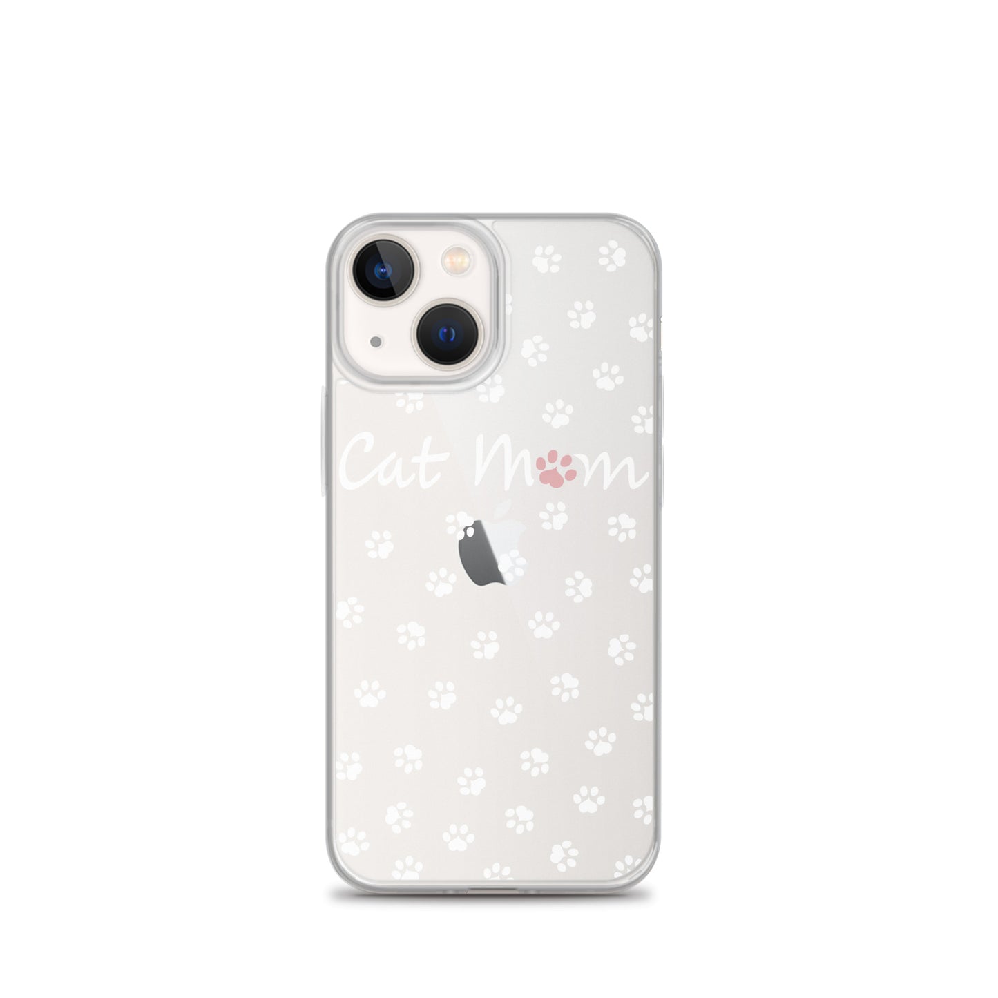 Cat Mom - White Paws - Clear Case for iPhone®