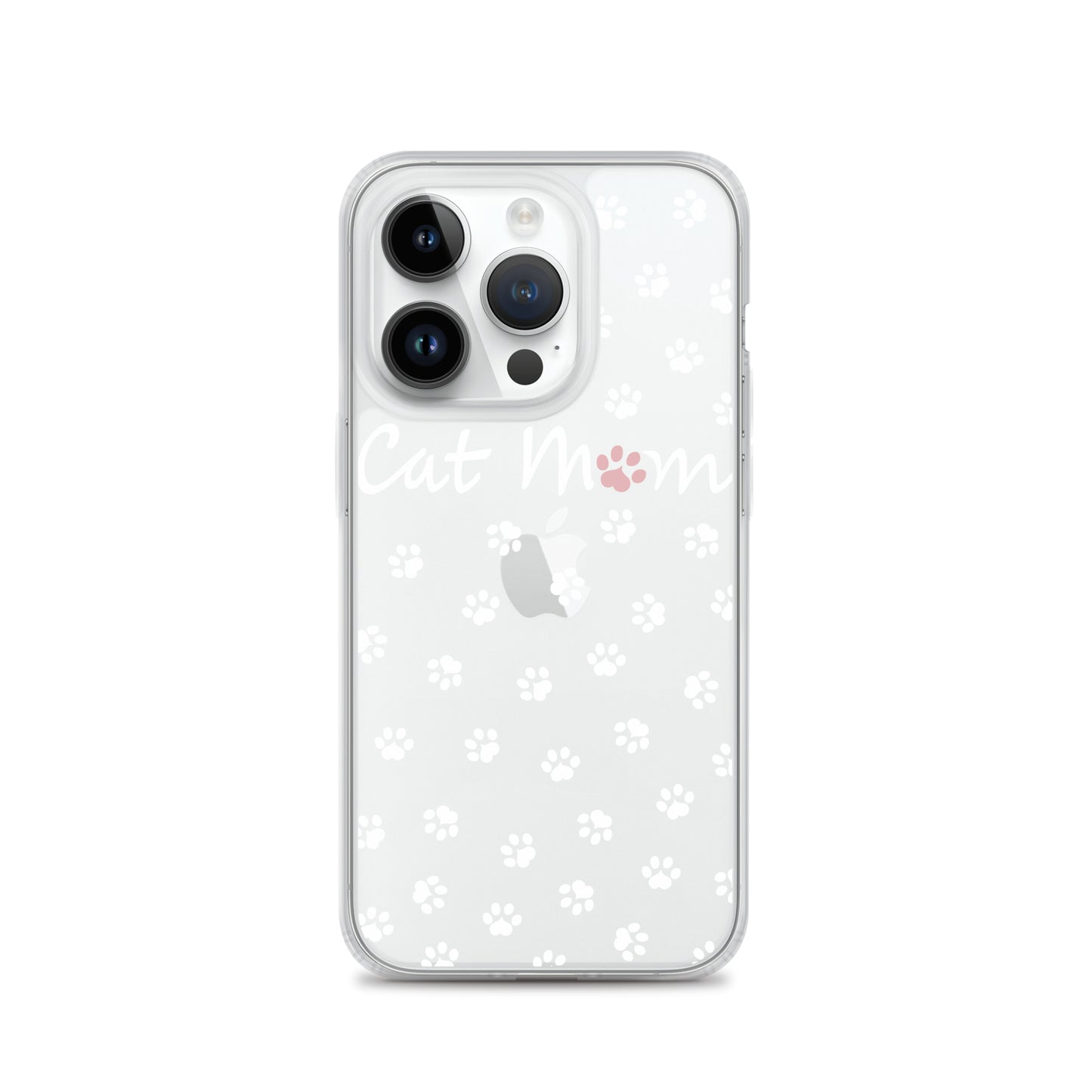 Cat Mom - White Paws - Clear Case for iPhone®