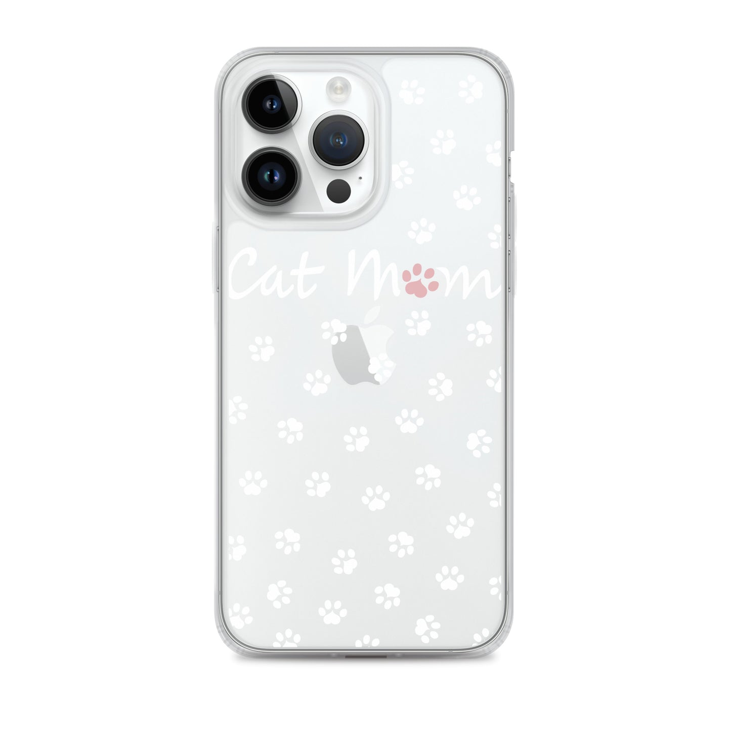 Cat Mom - White Paws - Clear Case for iPhone®