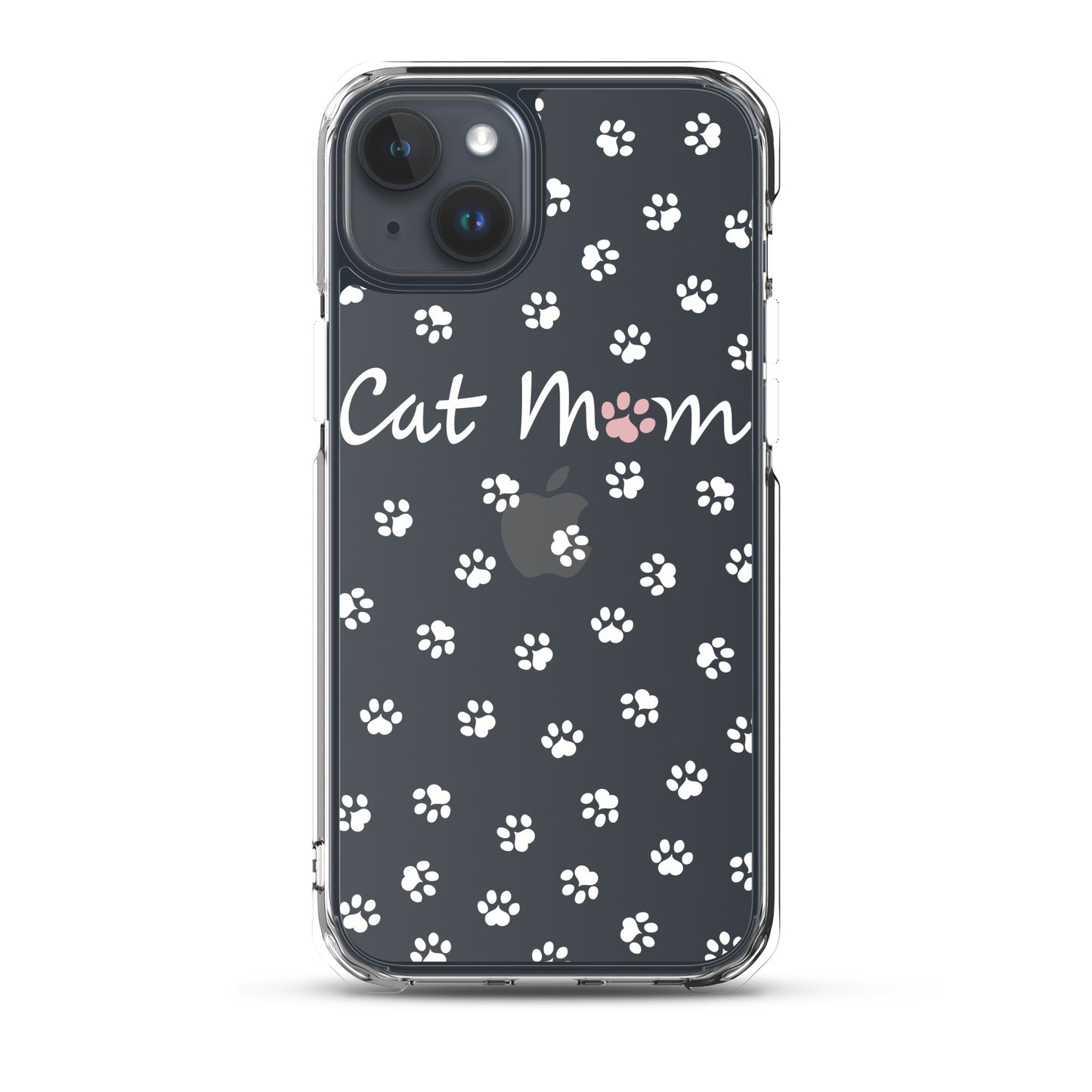 Cat Mom - White Paws - Clear Case for iPhone®
