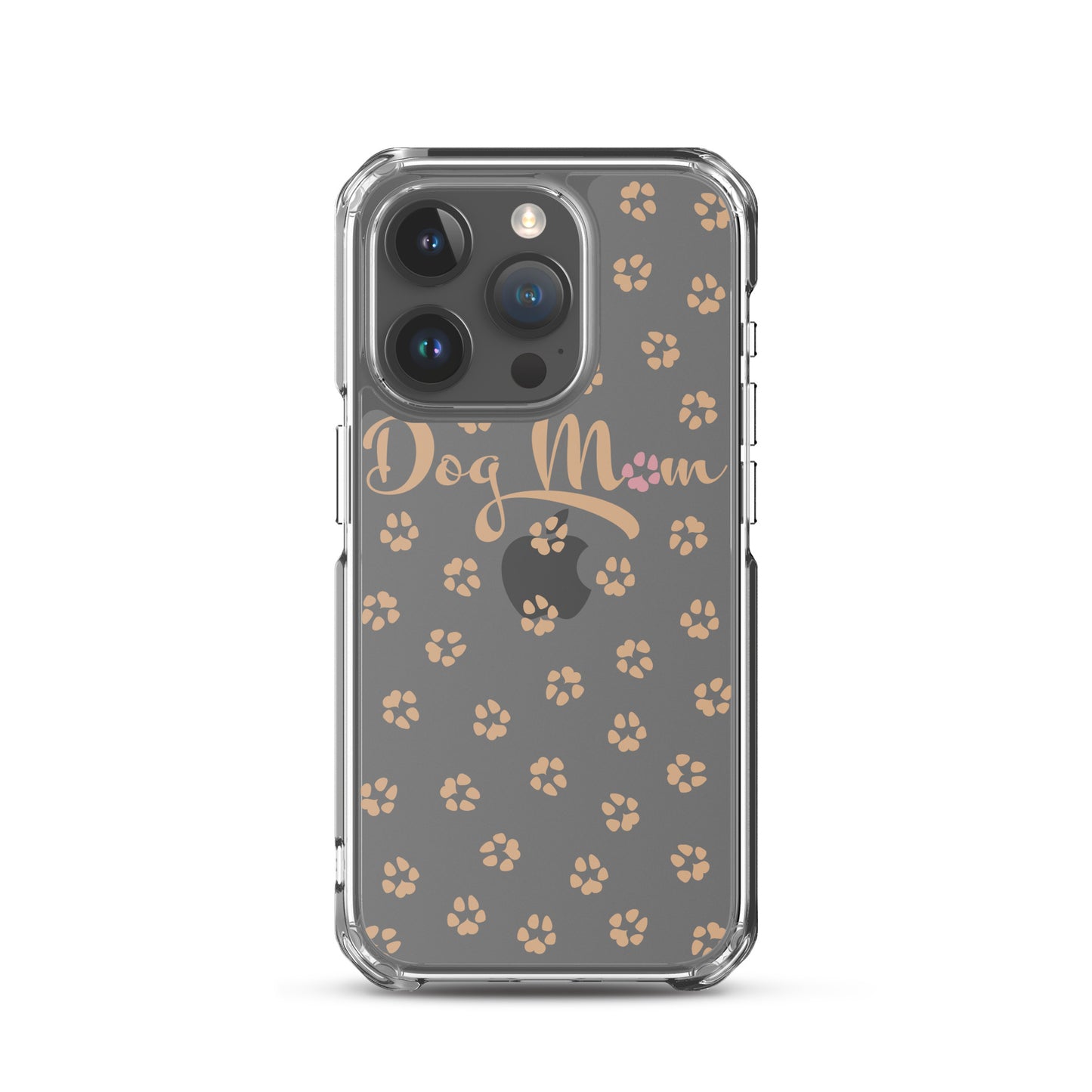Dog Mom - Gold Paws - Clear Case for iPhone®