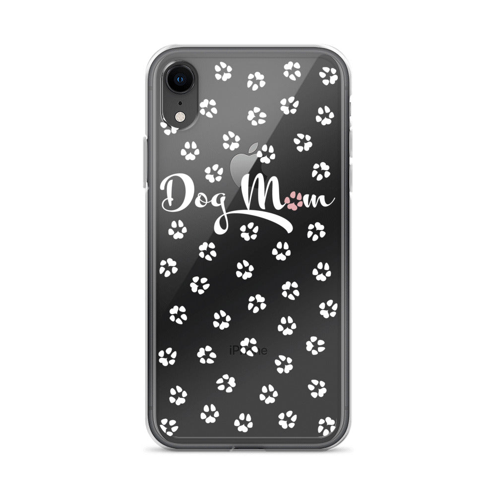 Dog Mom - White Paws - Clear Case for iPhone®
