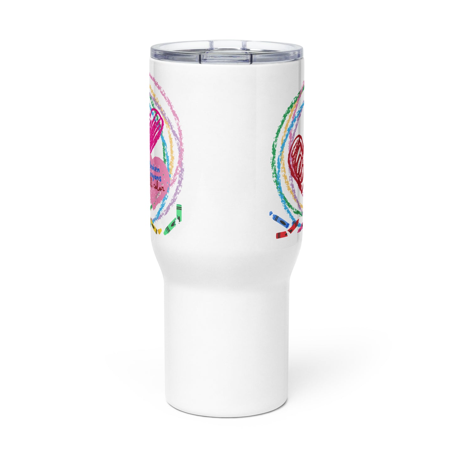 Broken Crayons Still Color Travel Mug
