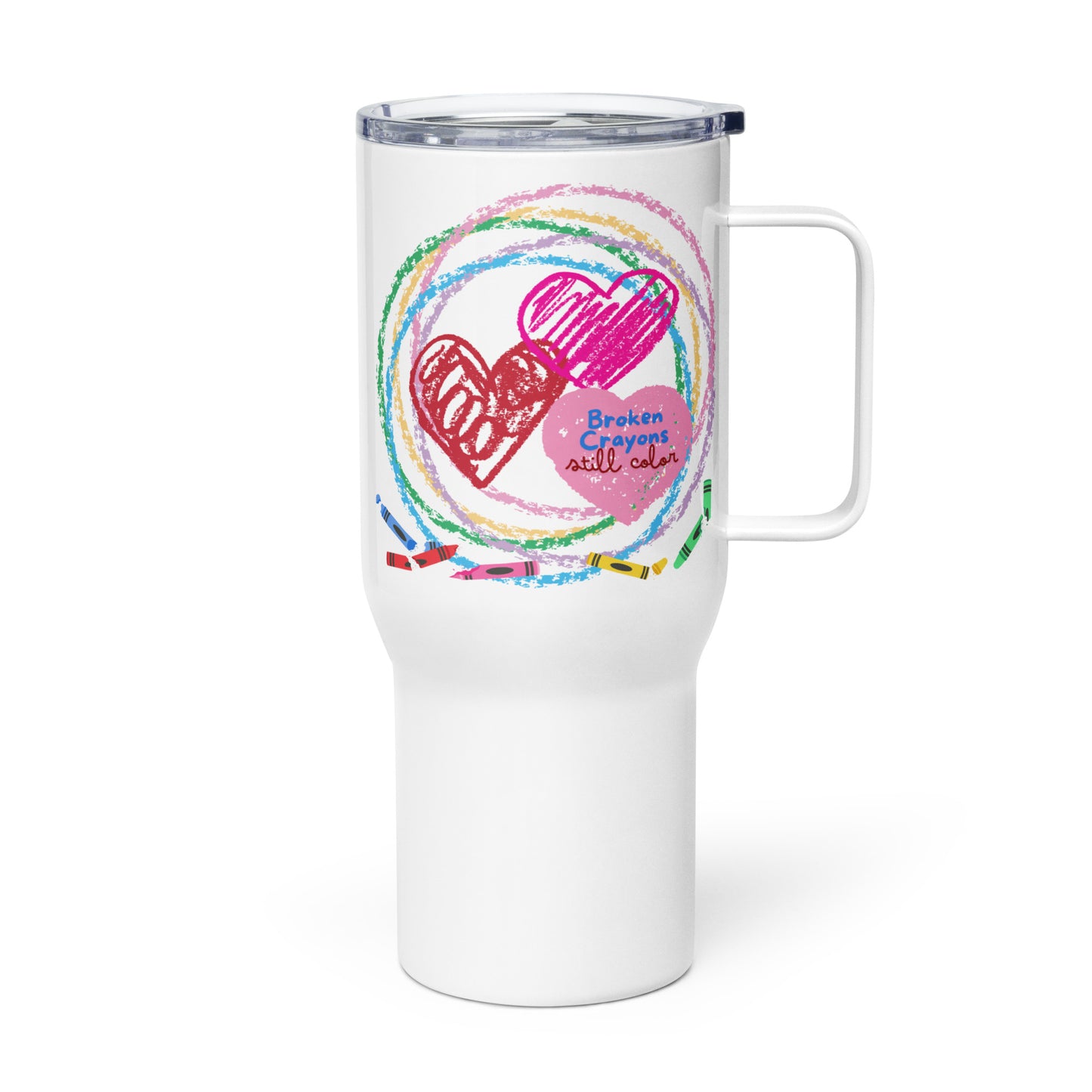 Broken Crayons Still Color Travel Mug