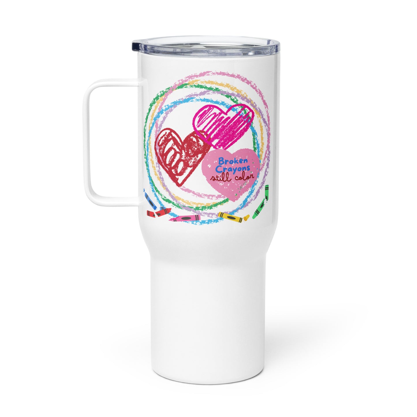Broken Crayons Still Color Travel Mug