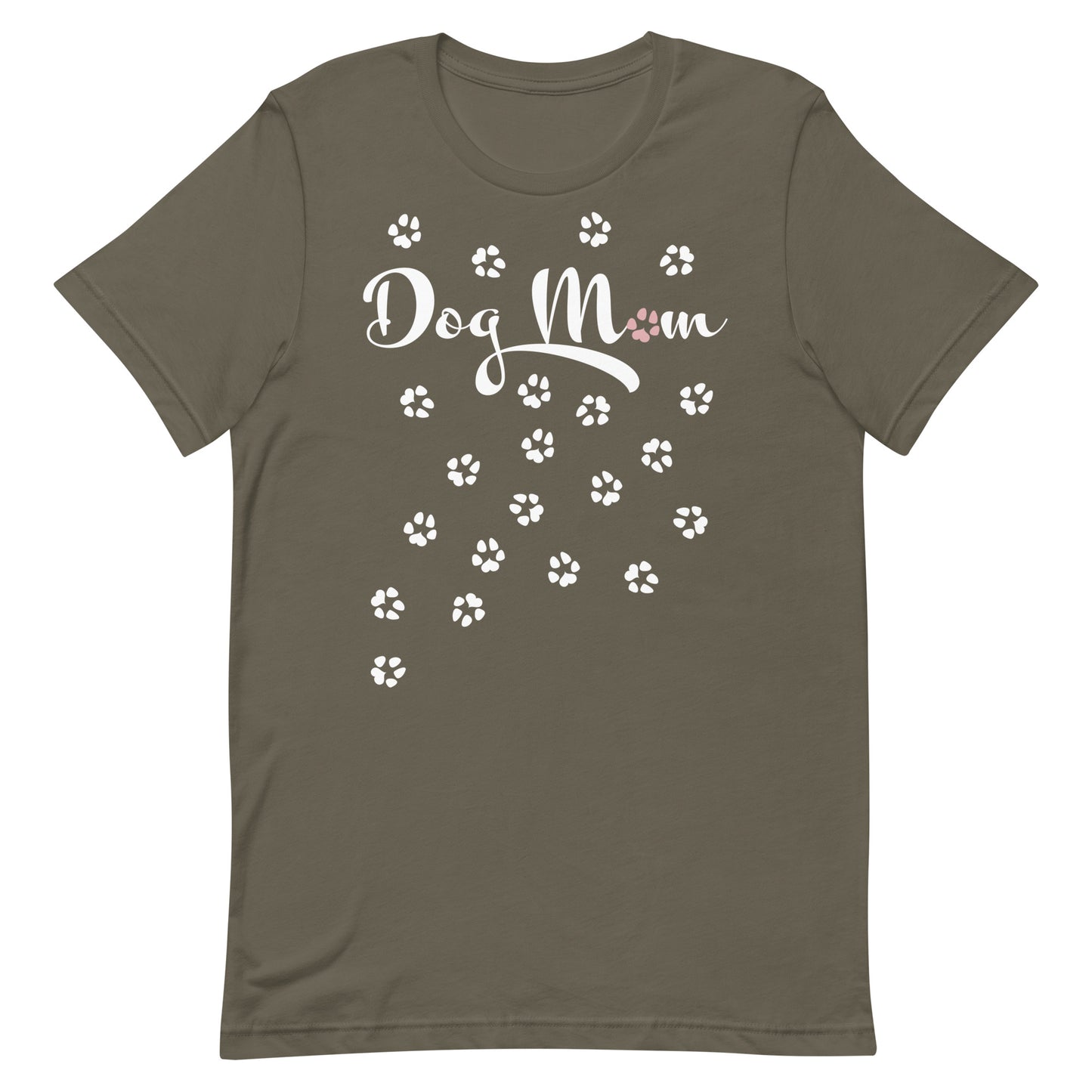 Dog Mom Scattered Paws Unisex T-shirt