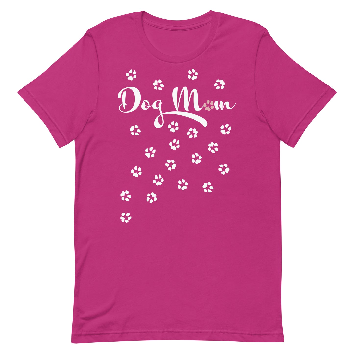 Dog Mom Scattered Paws Unisex T-shirt