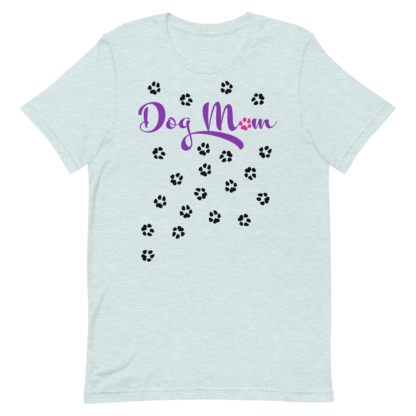 Dog Mom Scattered Paws Unisex T-shirt