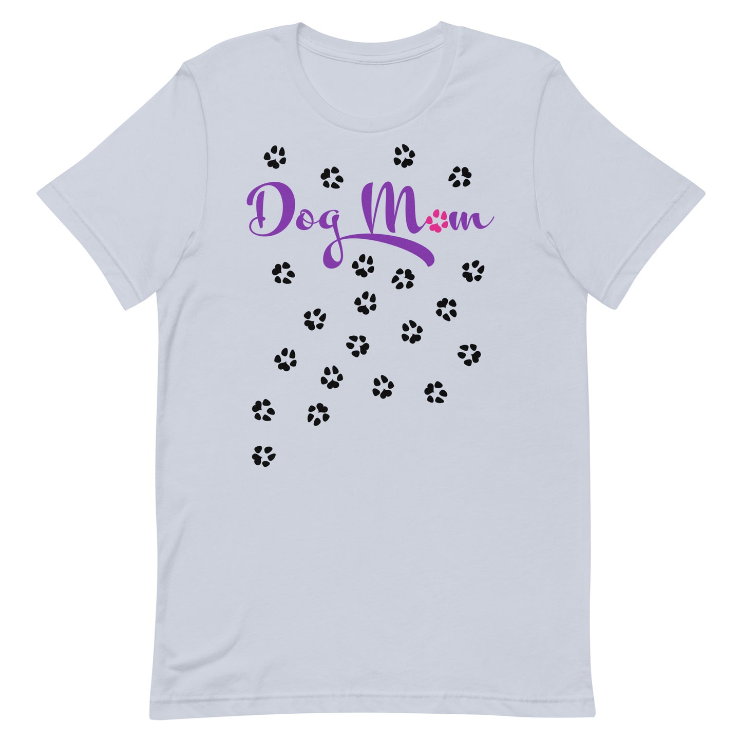 Dog Mom Scattered Paws Unisex T-shirt
