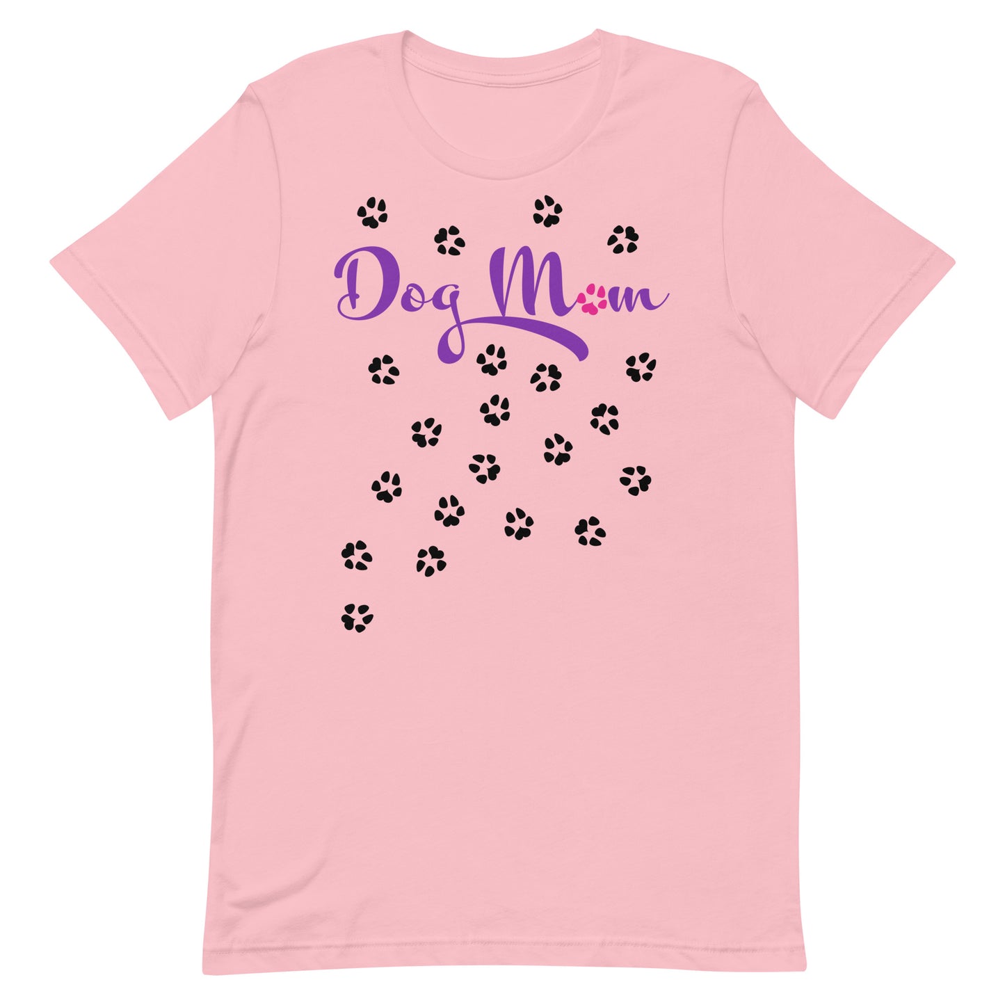 Dog Mom Scattered Paws Unisex T-shirt
