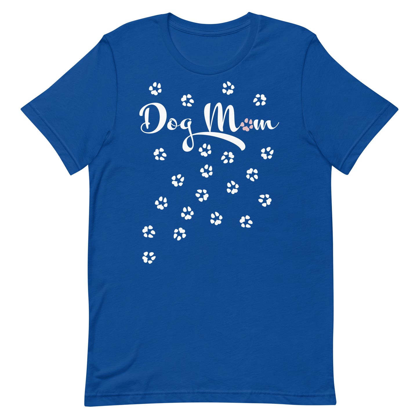 Dog Mom Scattered Paws Unisex T-shirt