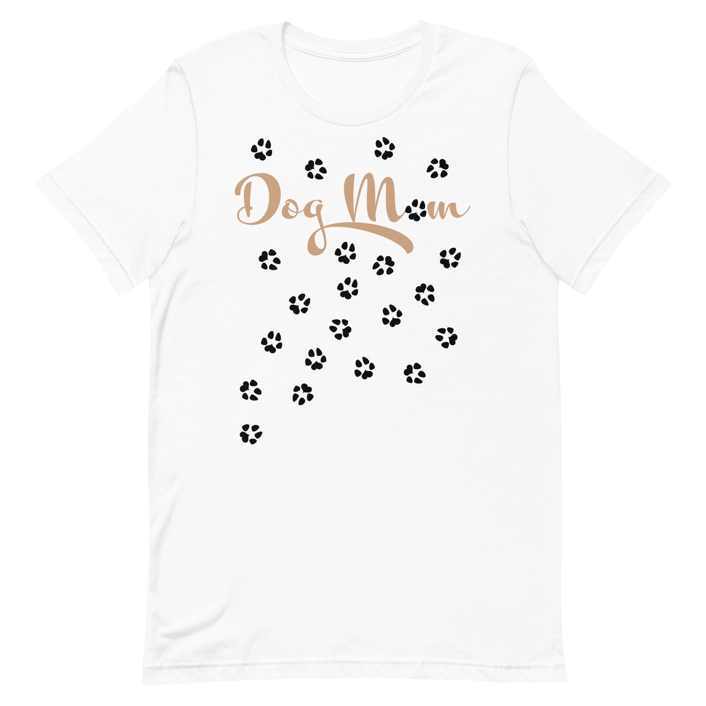 Dog Mom Scattered Paws Unisex T-shirt