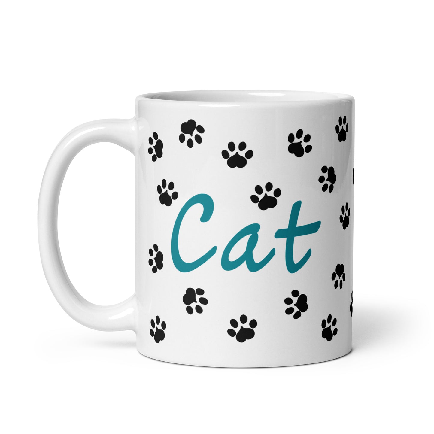 Cat Paws Mug - Teal (2)