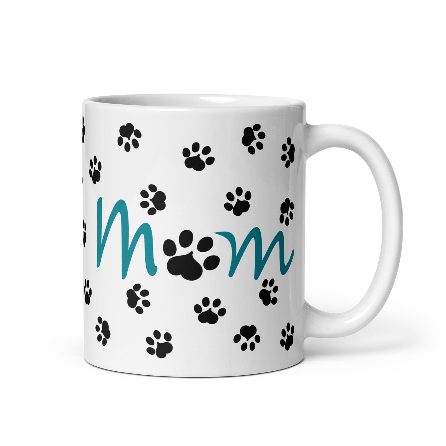 Cat Paws Mug - Teal (2)