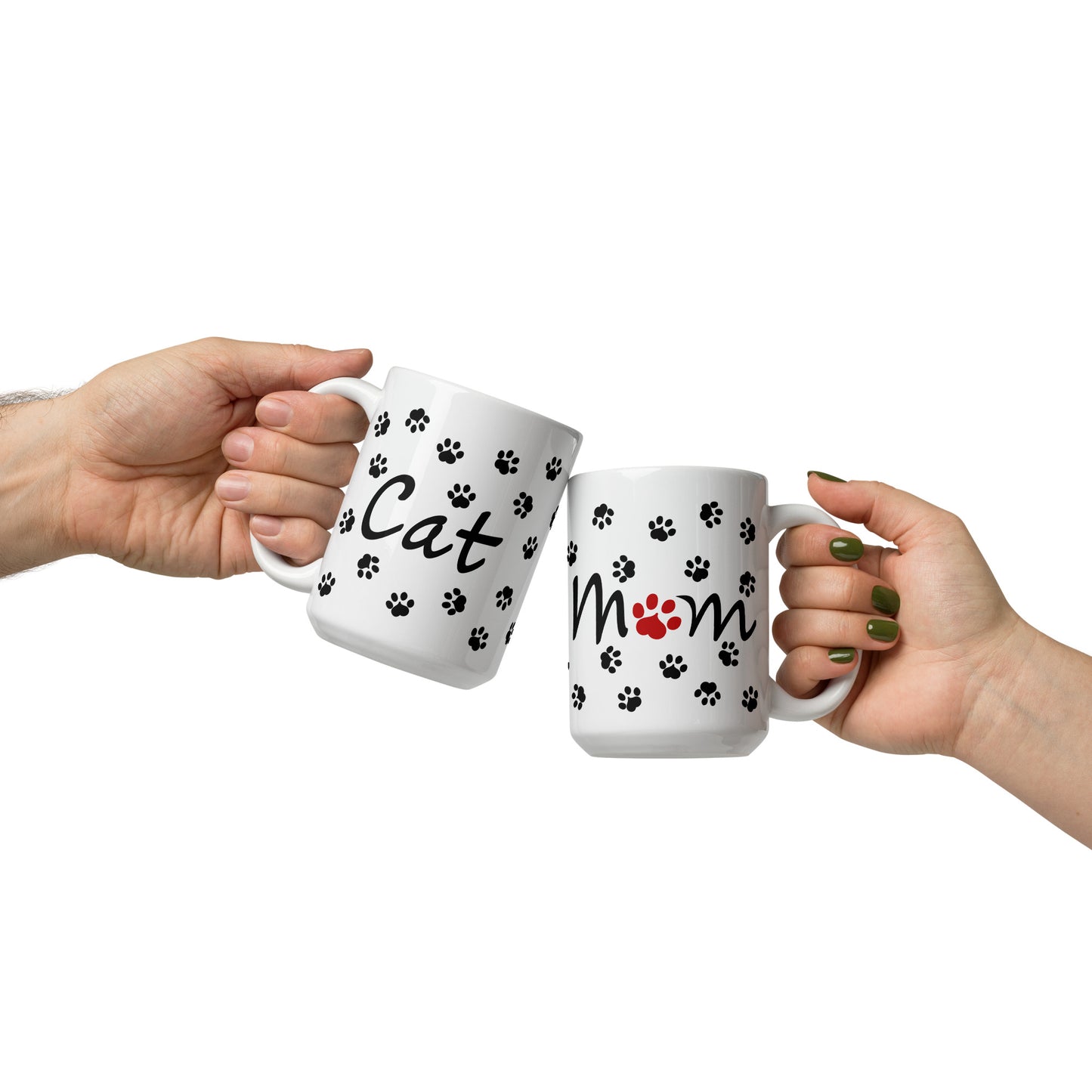 Cat Paws Mug - Black