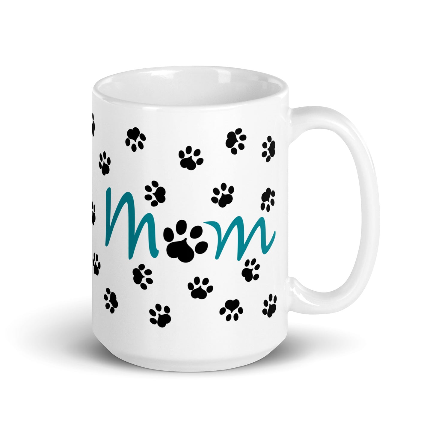 Cat Paws Mug - Teal (2)