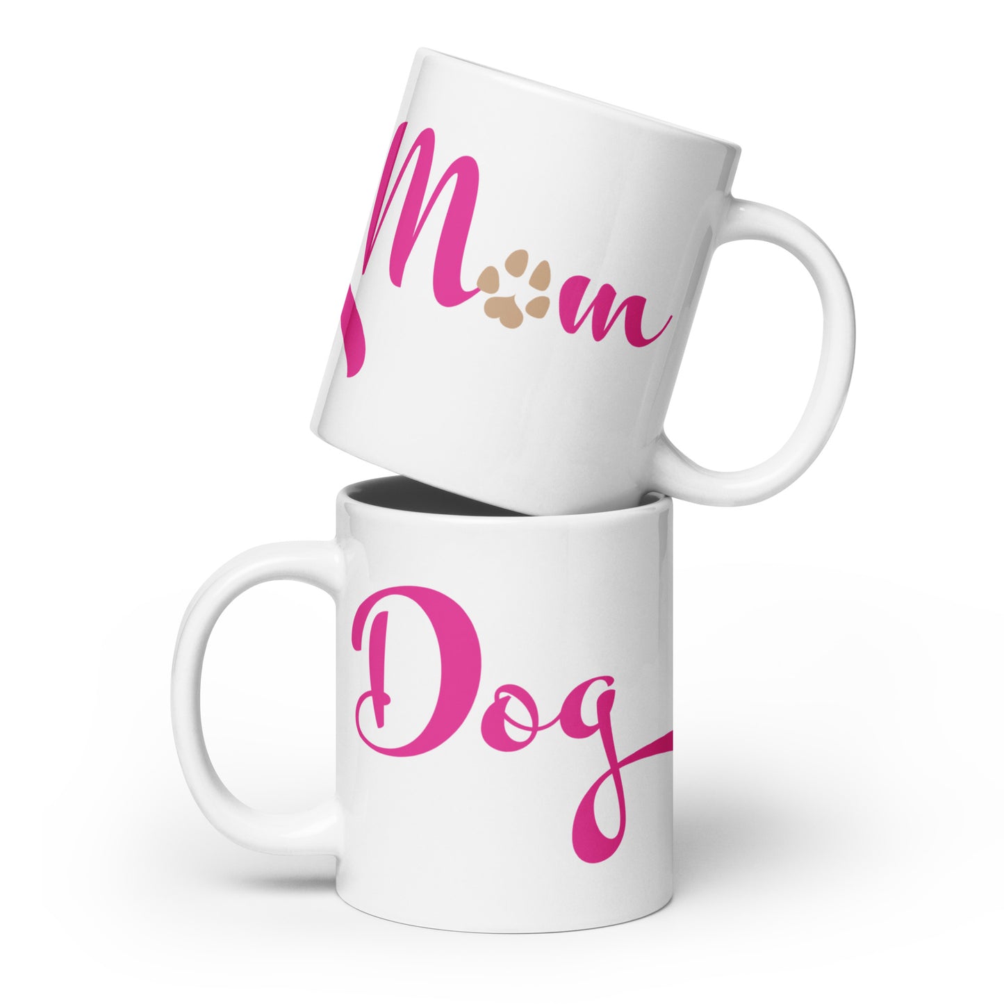 Dog Mom Mug - Pink