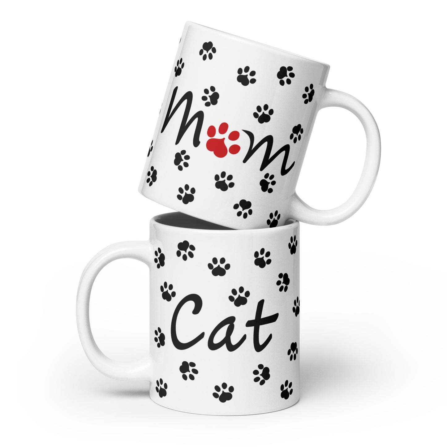 Cat Paws Mug - Black