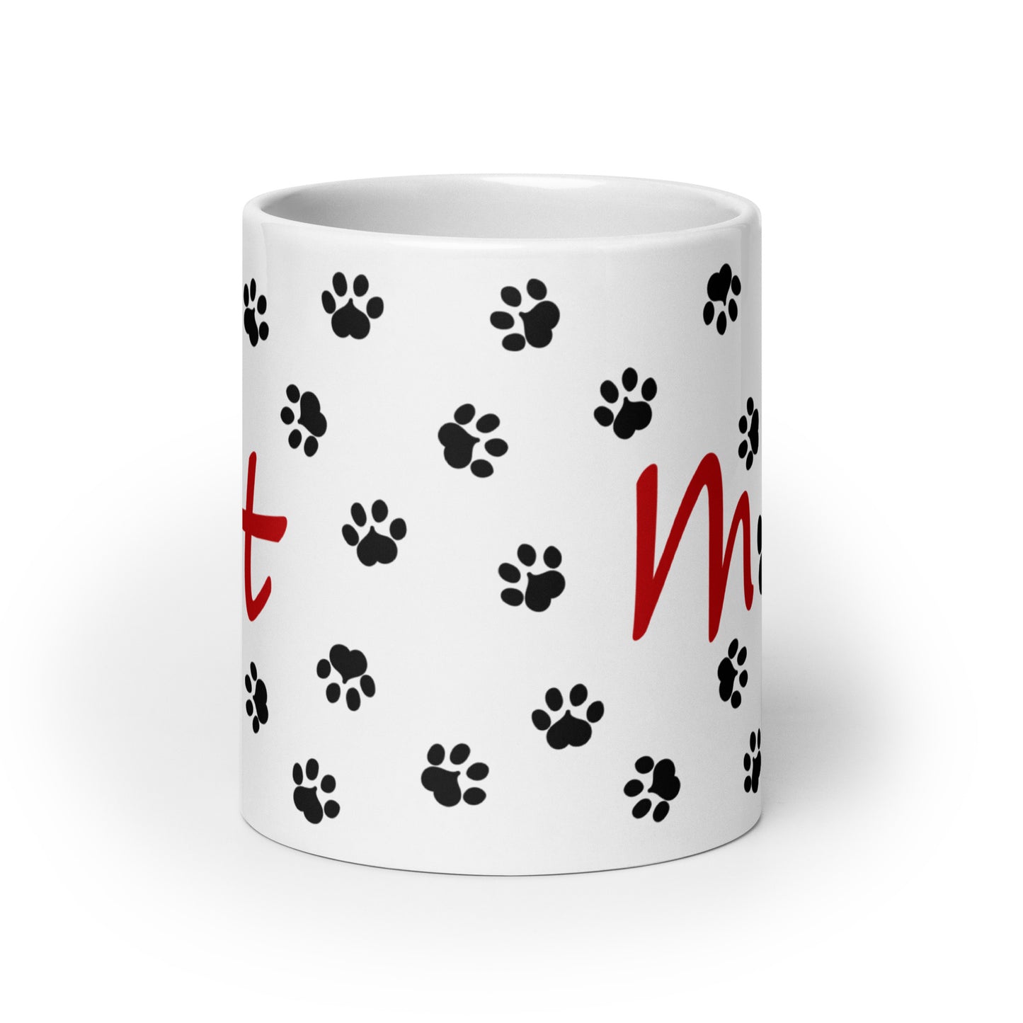 Cat Paws Mug - Red