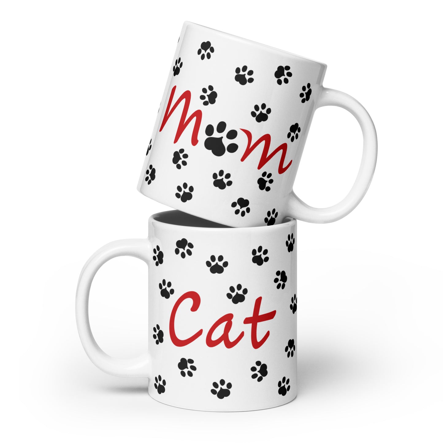 Cat Paws Mug - Red