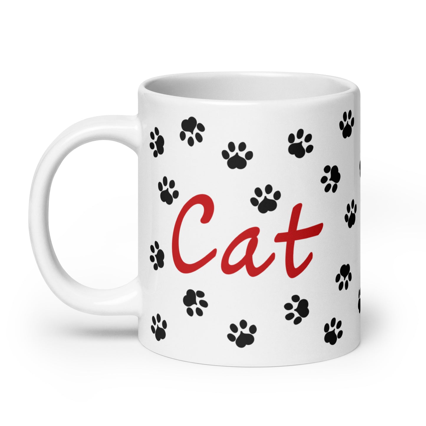 Cat Paws Mug - Red