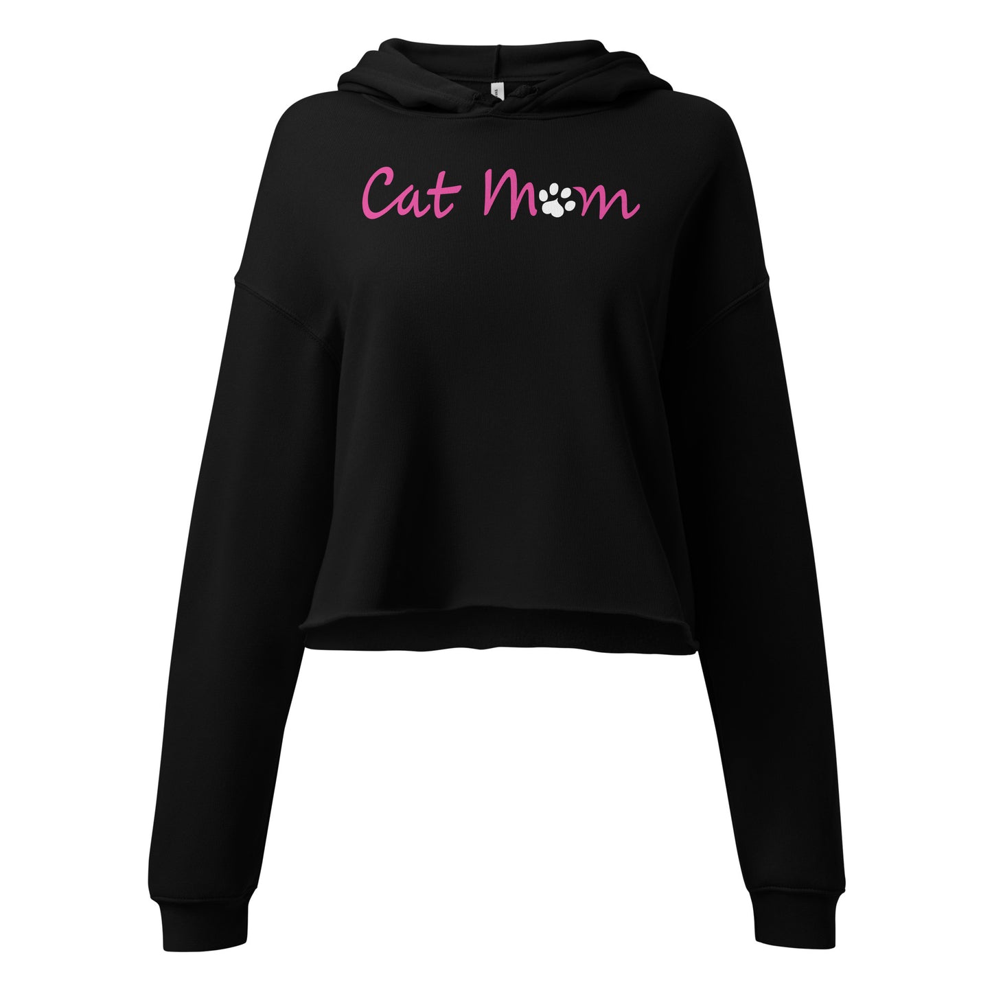 Cat Mom Cropped Hoodie