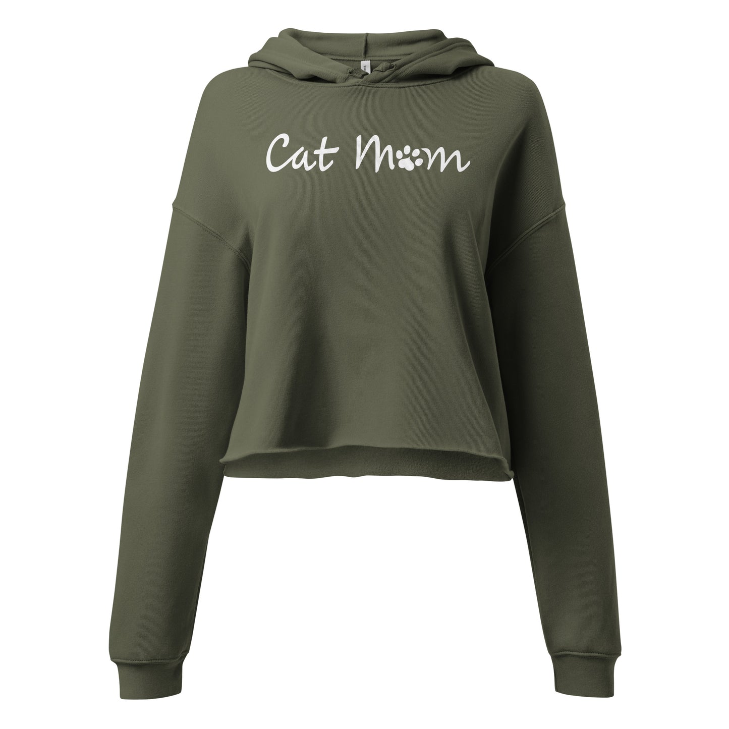 Cat Mom Cropped Hoodie
