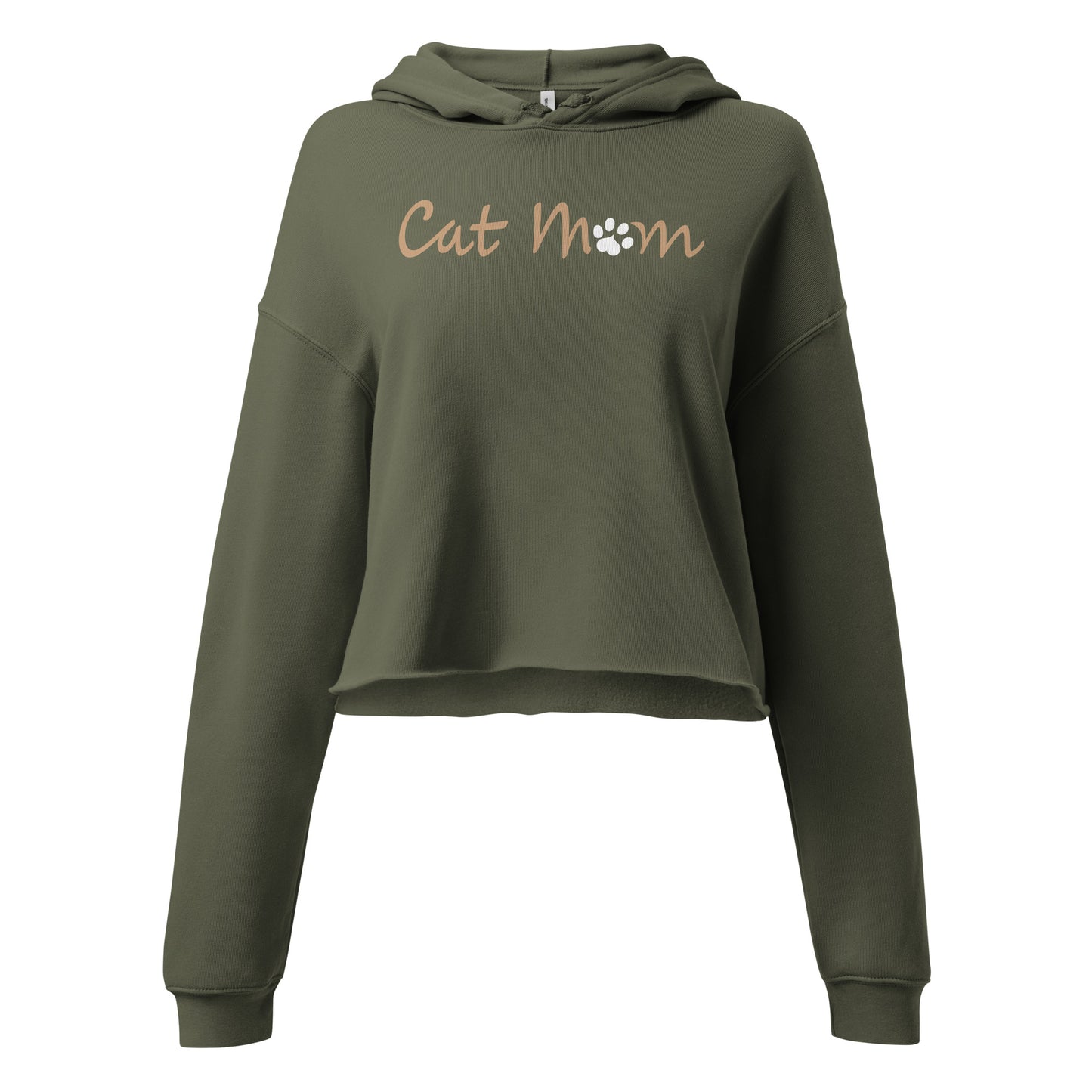 Cat Mom Cropped Hoodie