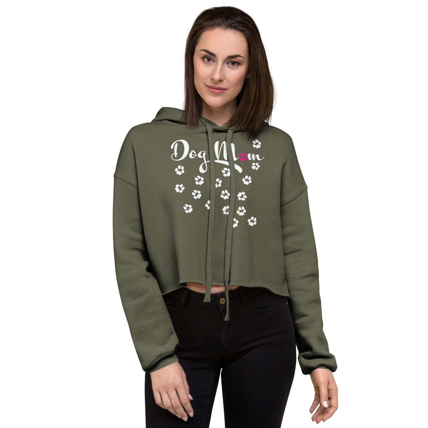 Dog Mom Scattered Paws Women's Hoodie