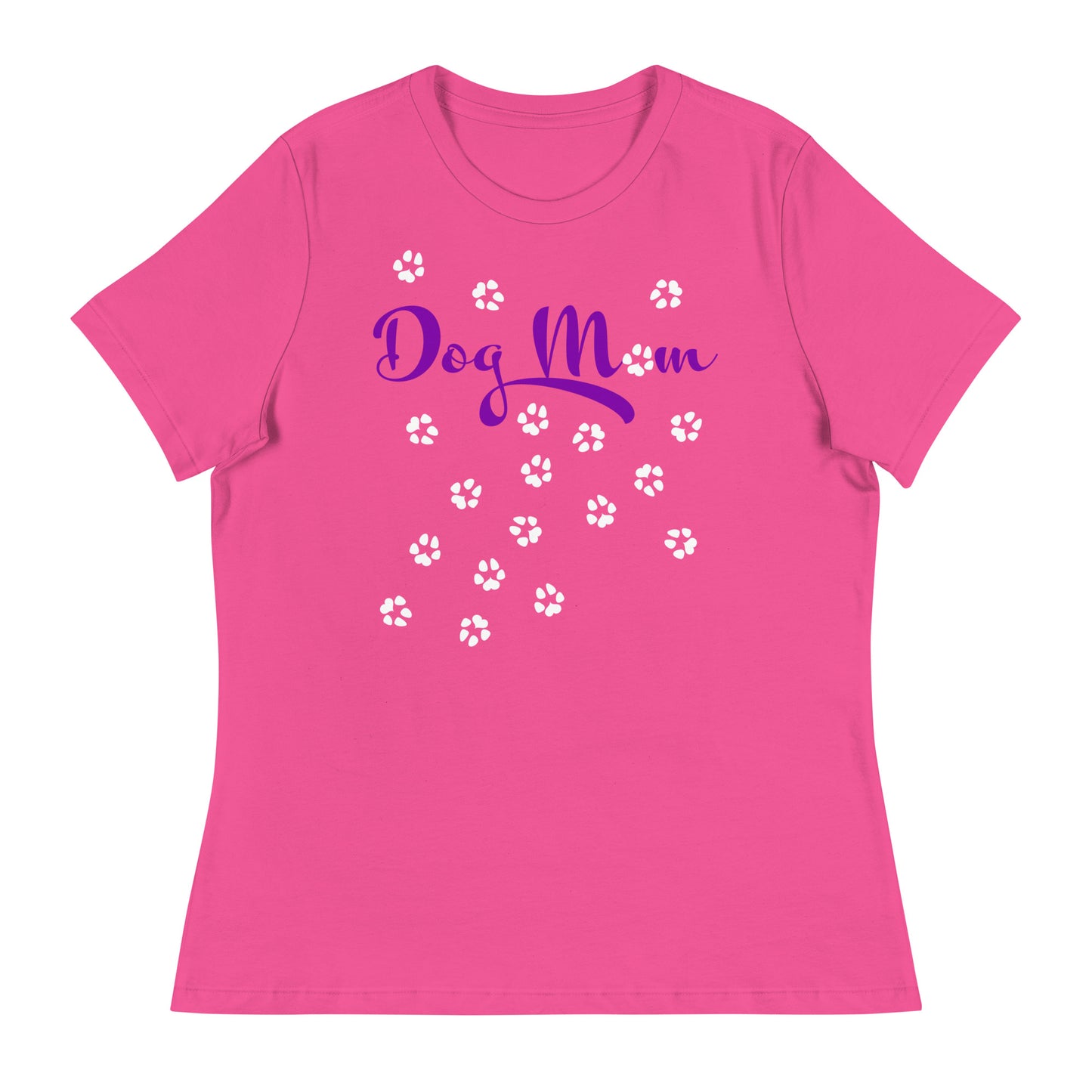 Dog Mom Scattered Paws Women's T-Shirt