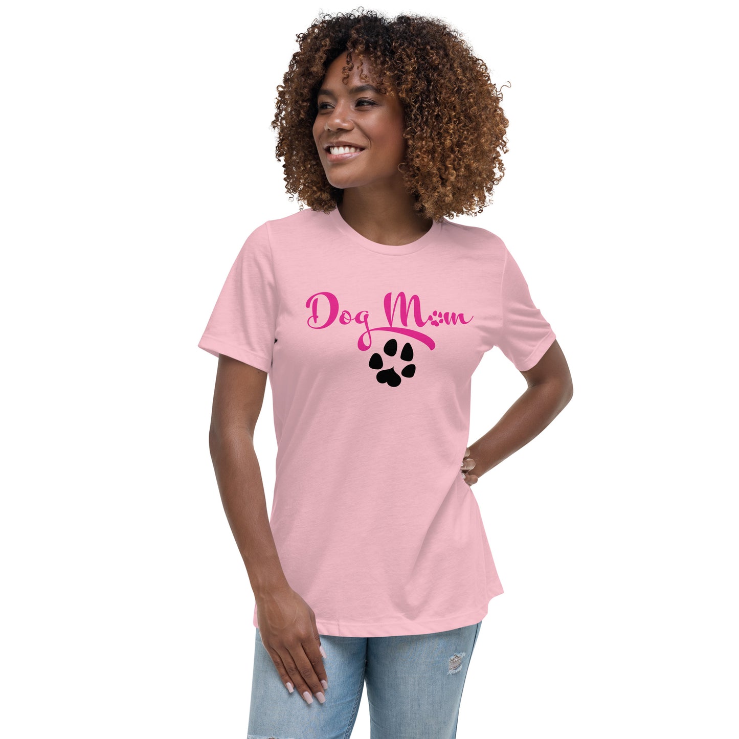 Dog Mom Big Paw Women's T-Shirt
