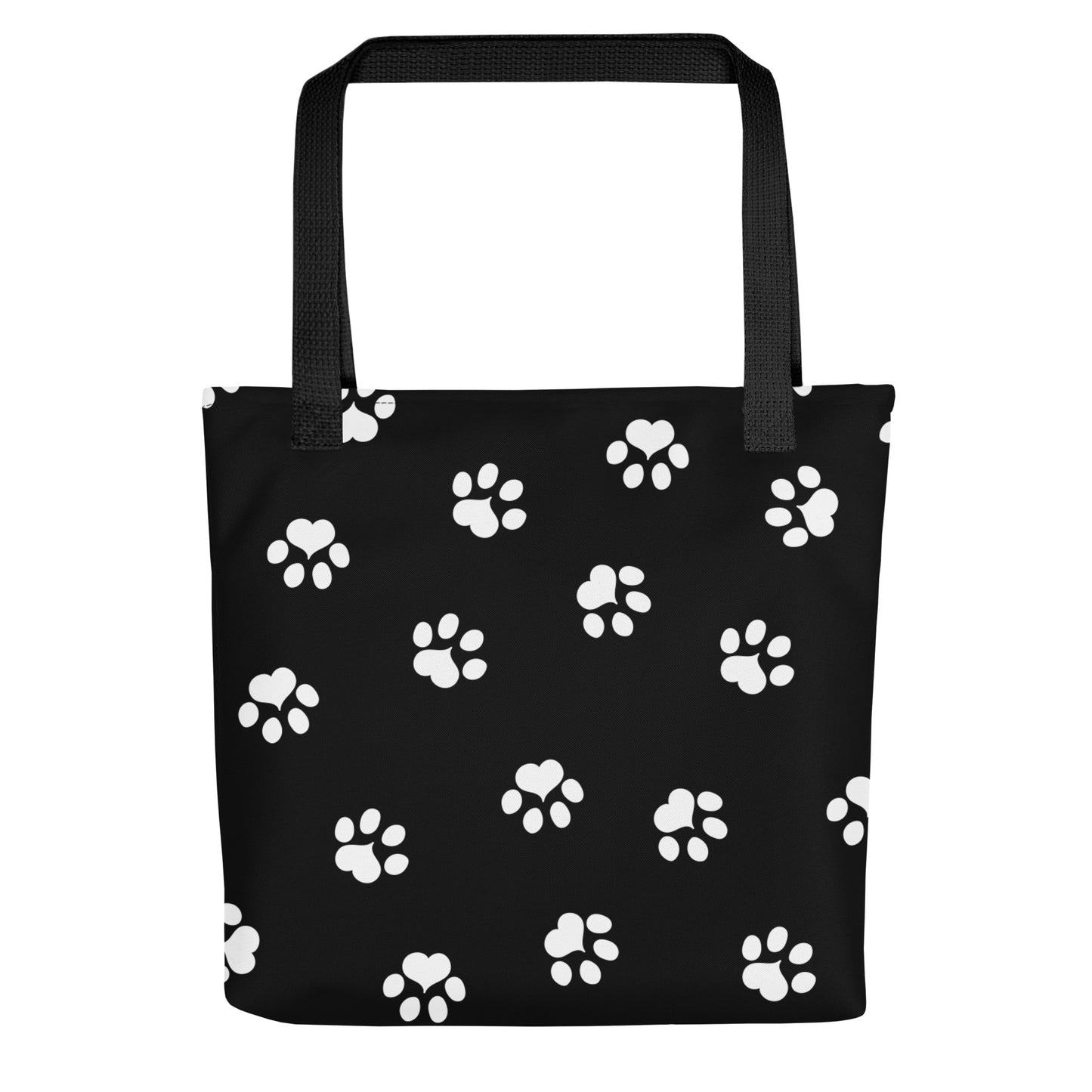 Cat Paw Tote Bag - Black, White, Pink