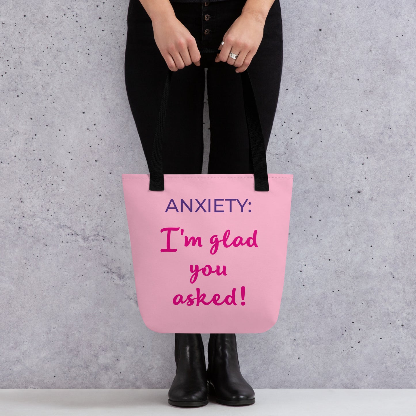 What could possibly go wrong? Tote (Pink / Purple / Black)